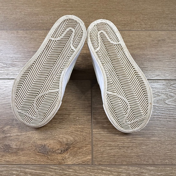 Nike Little Kids Court Legacy Leather Sneakers White/Green 1Y Velcro School - Picture 10 of 11